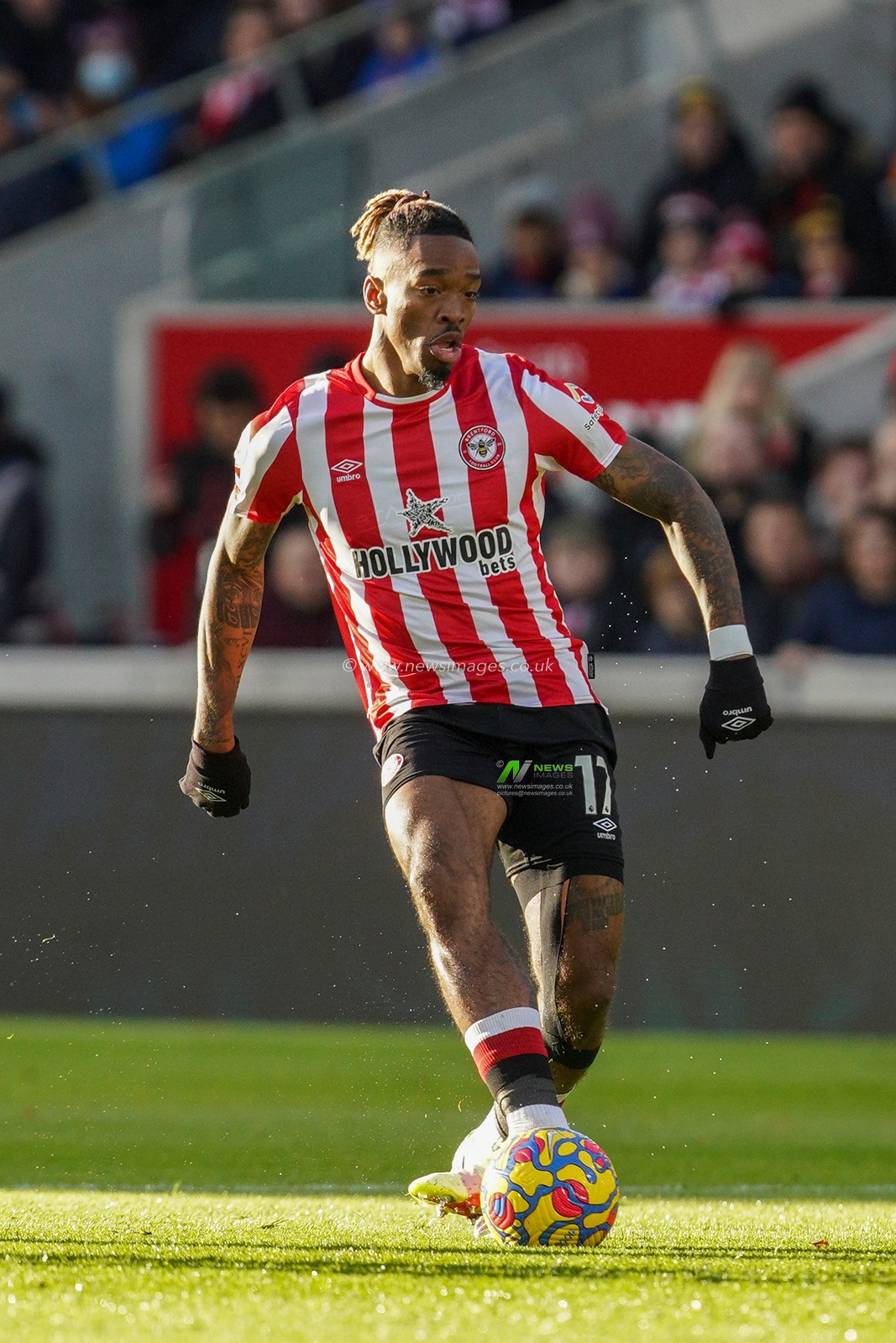 Ivan Toney #17 of Brentford