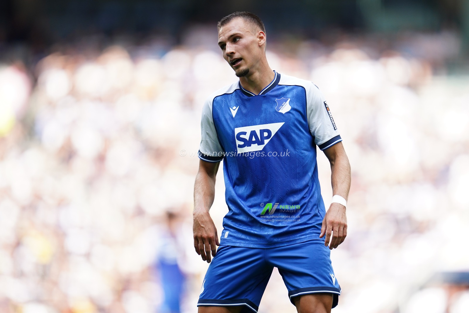 Tim Lemperle of Hoffenheim during the pre-season friendly match Tottenham Hotspur vs Hoffenheim at Tottenham Hotspur Stadium, London, United Kingdom on 15 August 2026

(Photo by Harvey Murphy/News Images)