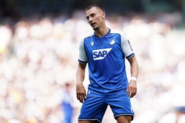 Tim Lemperle of Hoffenheim during the pre-season friendly match Tottenham Hotspur vs Hoffenheim at Tottenham Hotspur Stadium, London, United Kingdom on 15 August 2026

(Photo by Harvey Murphy/News Images)