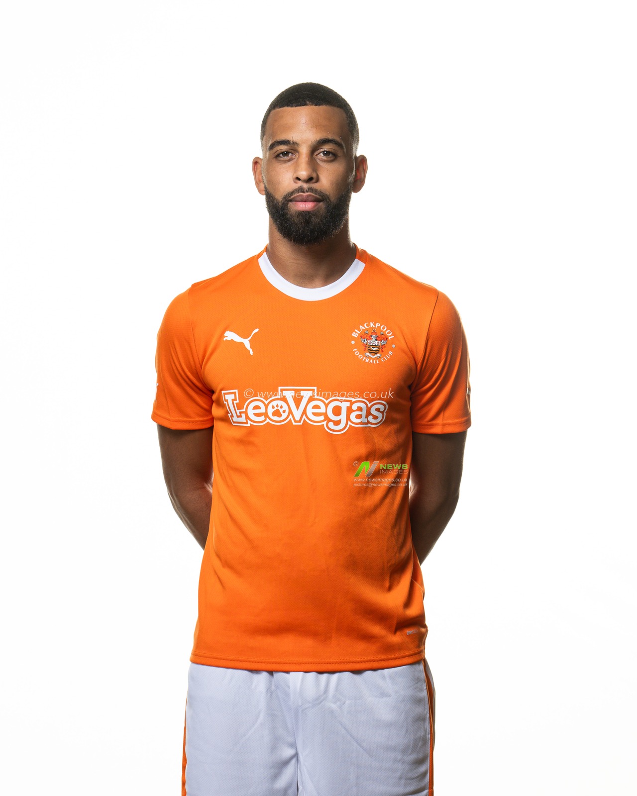Blackpool Squad Headshots at Bloomfield Road, Blackpool, United Kingdom, 27th July 2023

(Photo by Craig Thomas/News Images)