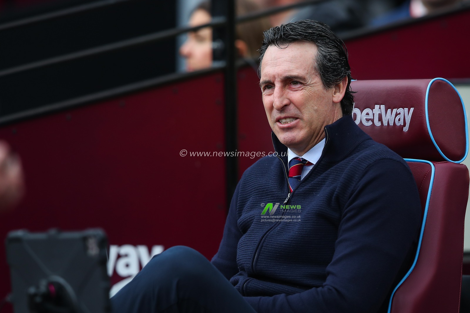 Unai Emery manager of Aston Villa during the Premier League match West Ham United vs Aston Villa at London Stadium, London, United Kingdom, 17th March 2024

(Photo by Gareth Evans/News Images)