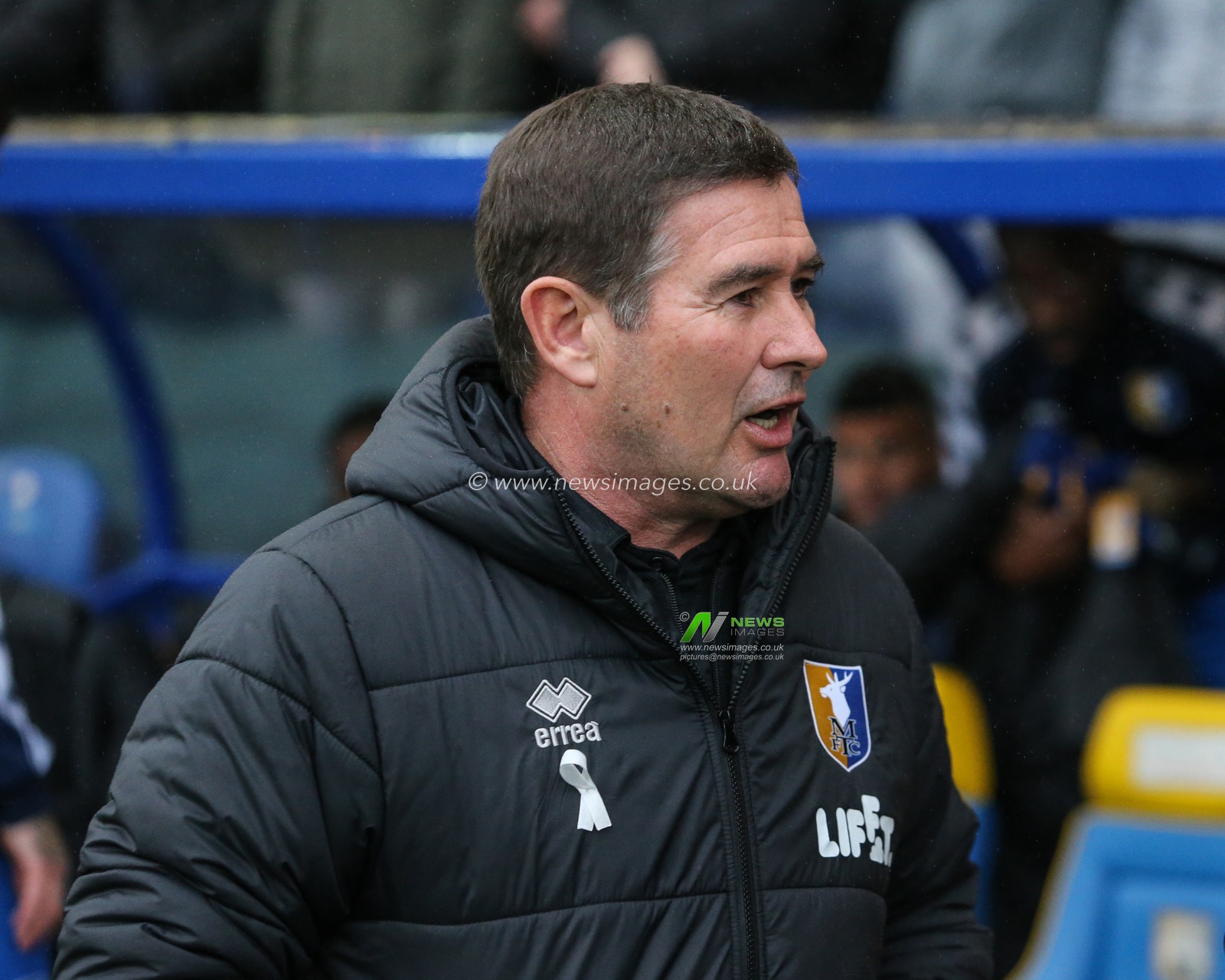 Nigel Clough Mansfield Town manager during the Sky Bet League 1 match Mansfield Town vs Huddersfield Town at One Call Stadium, Mansfield, United Kingdom, 22nd November 2025

(Photo by Richard Bierton/News Images)

*** GER AUT SUI OUT ***
