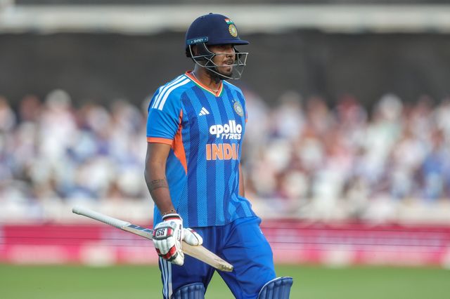 Harshit Rana of India leaves the field of play after being dismissed during the Third Vitality T20 International match England vs India at Trent Bridge, Nottingham, United Kingdom on 07 July 2026

(Photo by Mark Cosgrove/News Images)