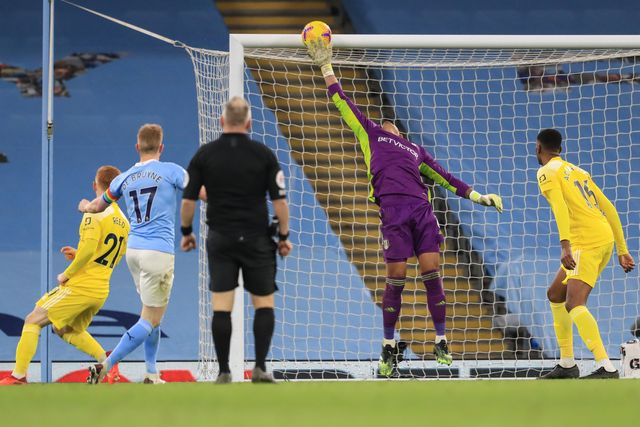 Premier League ManchesterAlphonse Areola #1 of Fulham City v Fulham