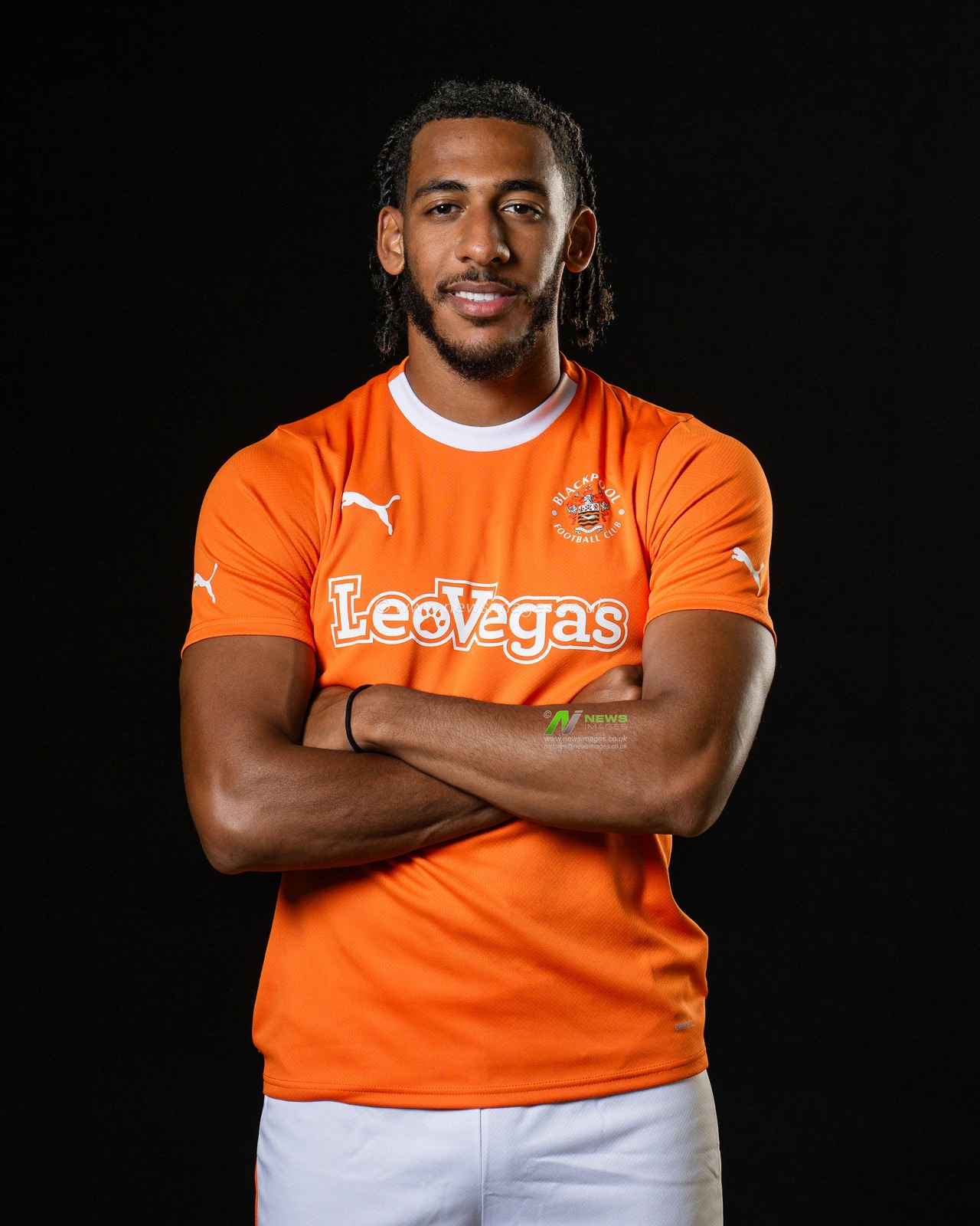 Blackpool Squad Headshots at Bloomfield Road, Blackpool, United Kingdom, 27th July 2023

(Photo by Craig Thomas/News Images)