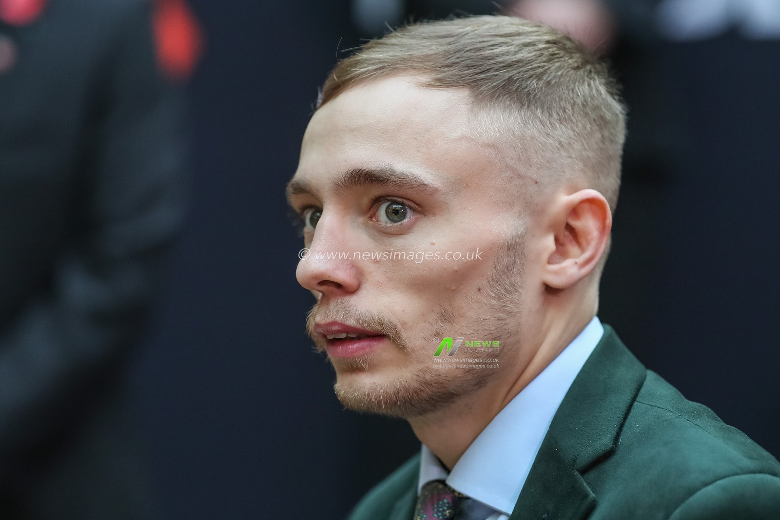Sunny Edwards gives an interview ahead of the Sunny Edwards v Felix Alvarado press conference at Meadowhall, Sheffield, United Kingdom, 9th November 2022

(Photo by Gareth Evans/News Images)