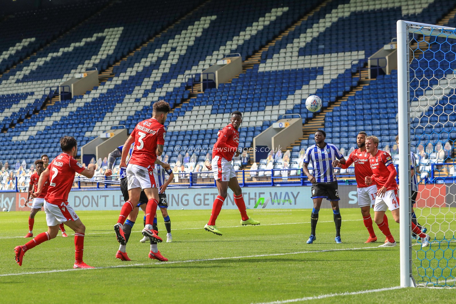Conor Wickham (19) of Sheffield Wednesday scores to make it 1-1