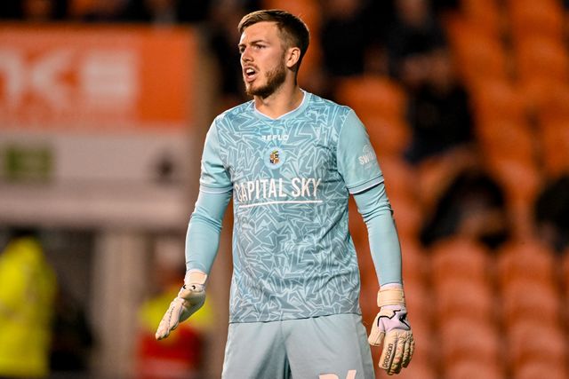 Josh Keeley of Luton Town during the Sky Bet League 1 match Blackpool vs Luton Town at Bloomfield Road, Blackpool, United Kingdom, 30th September 2025

(Photo by Adam Gee/News Images)