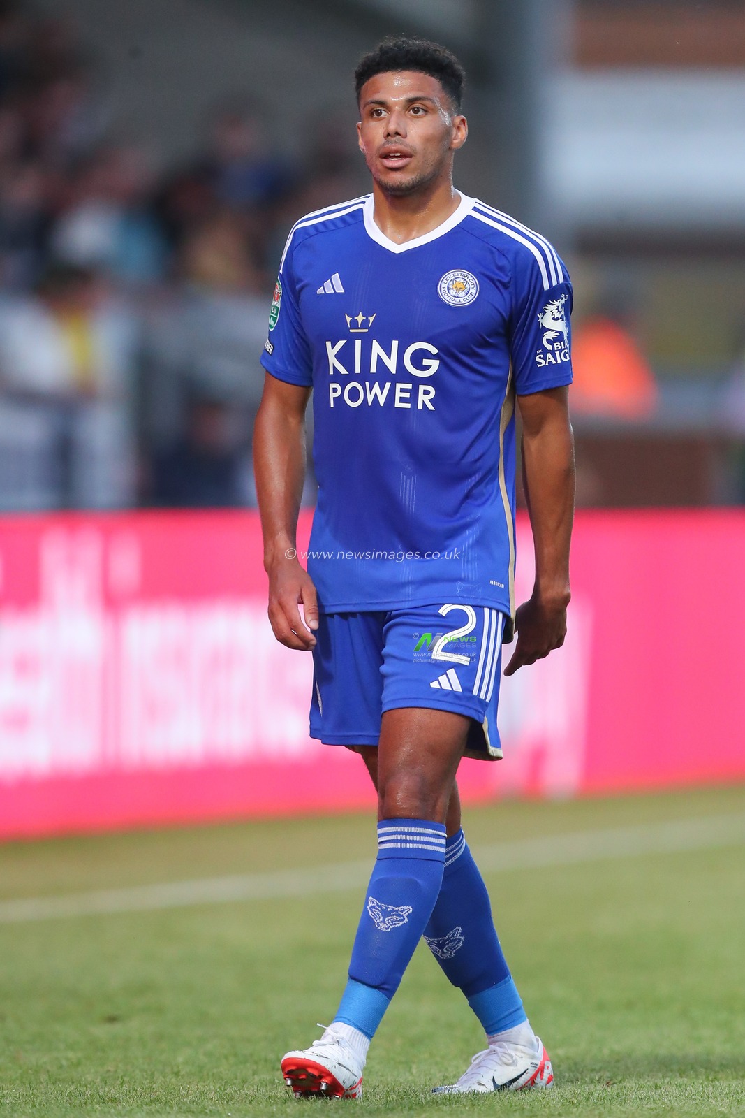 James Justin #2 of Leicester City during the Carabao Cup match Burton Albion vs Leicester City at Pirelli Stadium, Burton upon Trent, United Kingdom, 9th August 2023

(Photo by Gareth Evans/News Images)
