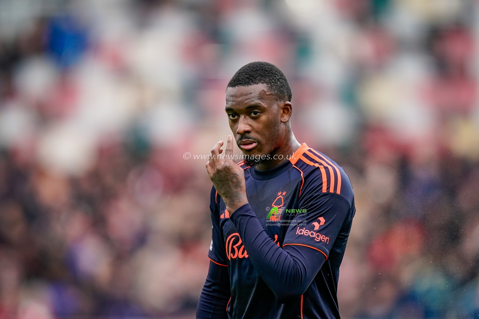Callum Hudson-Odoi of Nottingham Forest during the Premier League match Brentford vs Nottingham Forest at The Gtech Community Stadium, London, United Kingdom, 25th January 2026

(Photo by Maynard Manyowa/News Images)
