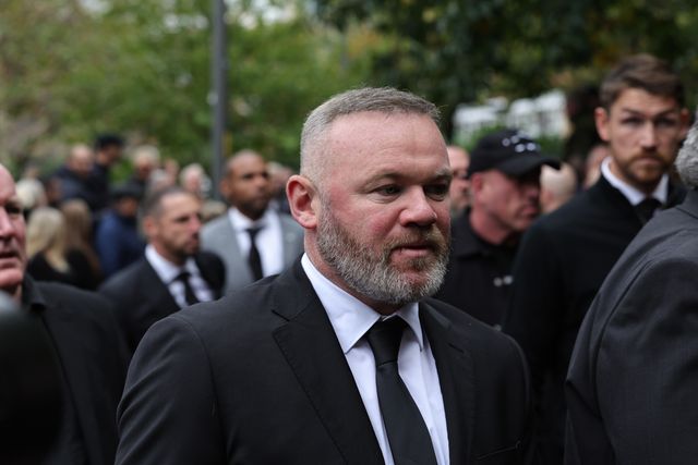 Wayne Rooney arrives during Ricky Hatton' Funeral at Manchester Cathedral, Manchester, United Kingdom, 10th October 2025

(Photo by Mark Cosgrove/News Images)