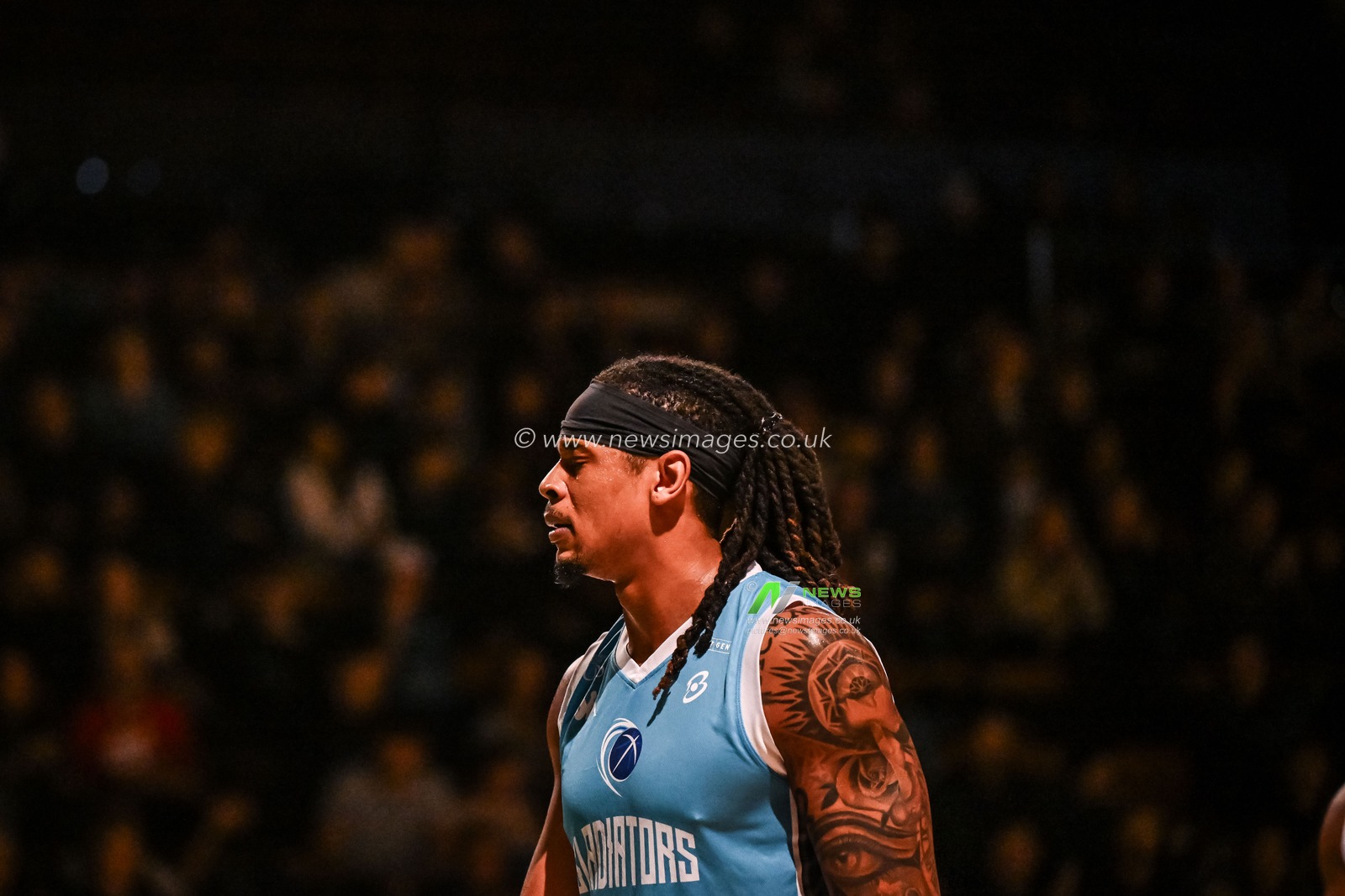 Prince Onwas #10 of Caledonia Gladiators during the British Basketball Championship match Plymouth City Patriots vs Caledonia Gladiators at Plymouth Pavilions, Plymouth, United Kingdom, 3rd November 2023

(Photo by Craig Thomas/News Images)
