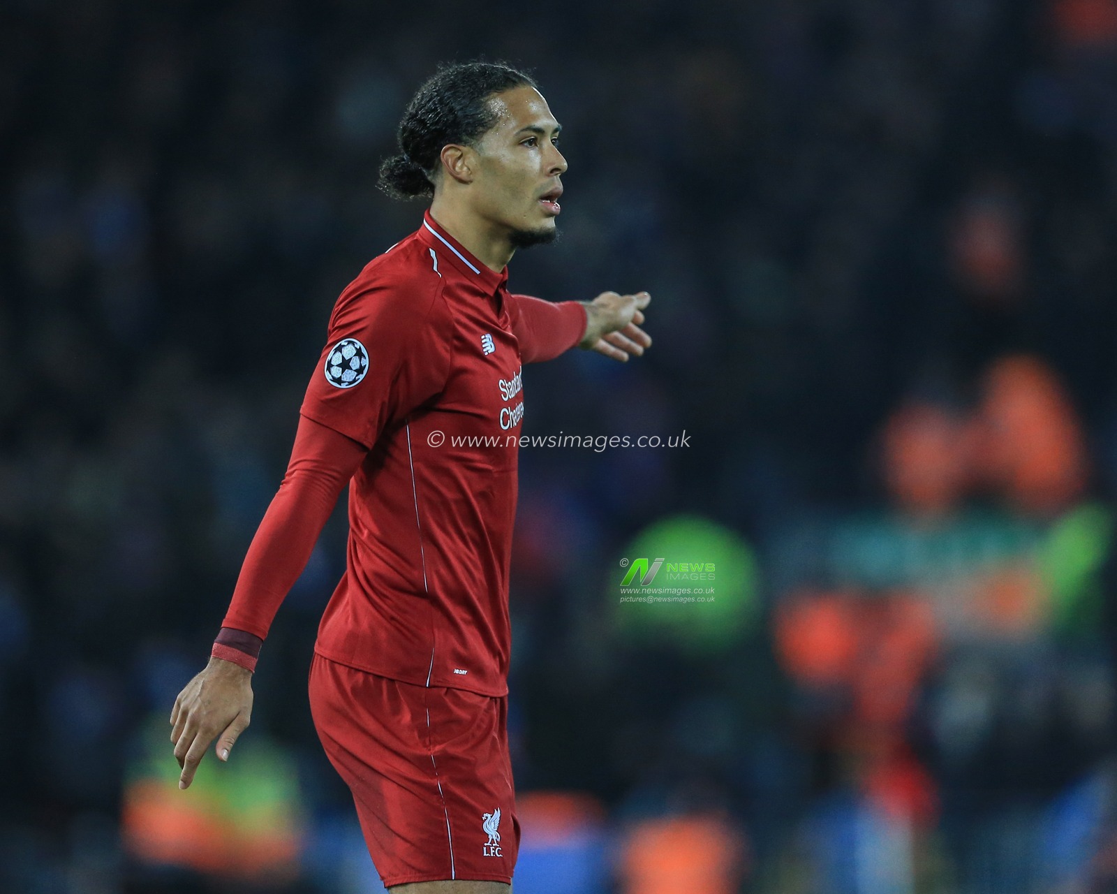 11th December 2018, Anfield, Liverpool, England; UEFA Champions League, Liverpool v Napoli ; Virgil van Dijk (04) of Liverpool 


  Credit: Mark Cosgrove/News Images