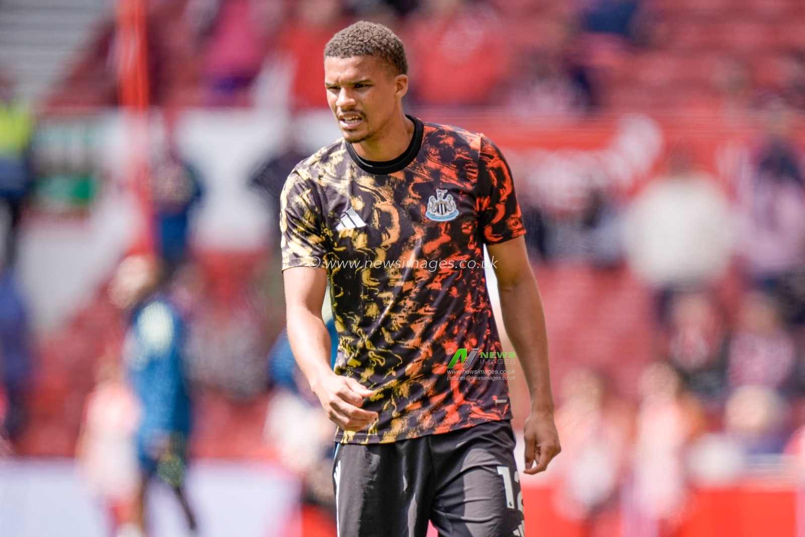 Malick Thiaw of Newcastle United in the pregame warmup session  during the Premier League match Nottingham Forest vs Newcastle Untied at City Ground, Nottingham, United Kingdom on 10 May 2026

(Photo by Maynard Manyowa/News Images)