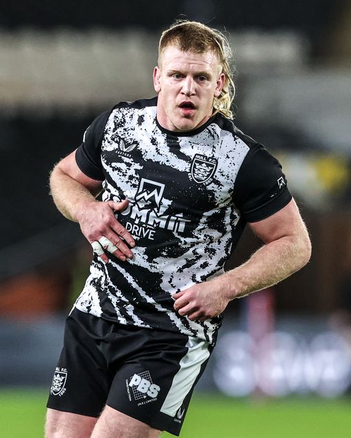 Brad Fash of Hull FC in the pre-game warm up during the Betfred Super League match Hull FC vs York Knights at MKM Stadium, Hull, United Kingdom on 27 February 2026

(Photo by Alfie Cosgrove/News Images)