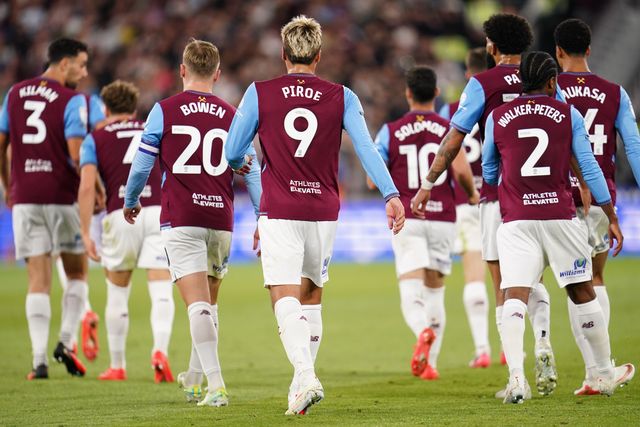 The whole West Ham squad after they score during the Sky Bet Championship match West Ham United vs Wolverhampton Wanderers at London Stadium, London, United Kingdom on 01 September 2026

(Photo by Harvey Murphy/News Images)