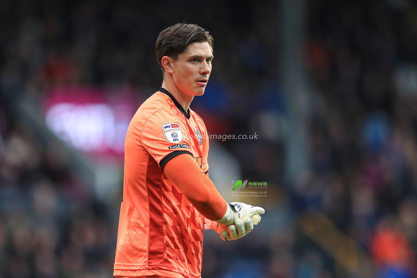 Michael Cooper of Sheffield United during the Sky Bet Championship match Burnley vs Sheffield United at Turf Moor, Burnley, United Kingdom, 21st April 2025

(Photo by Jorge Horsted/News Images)