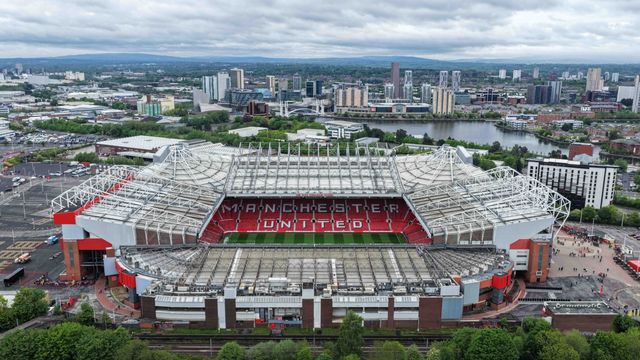 An aerial view of Old Trafford during the Premier League match Manchester United vs Liverpool at Old Trafford, Manchester, United Kingdom on 03 May 2026

(Photo by Mark Cosgrove/News Images)