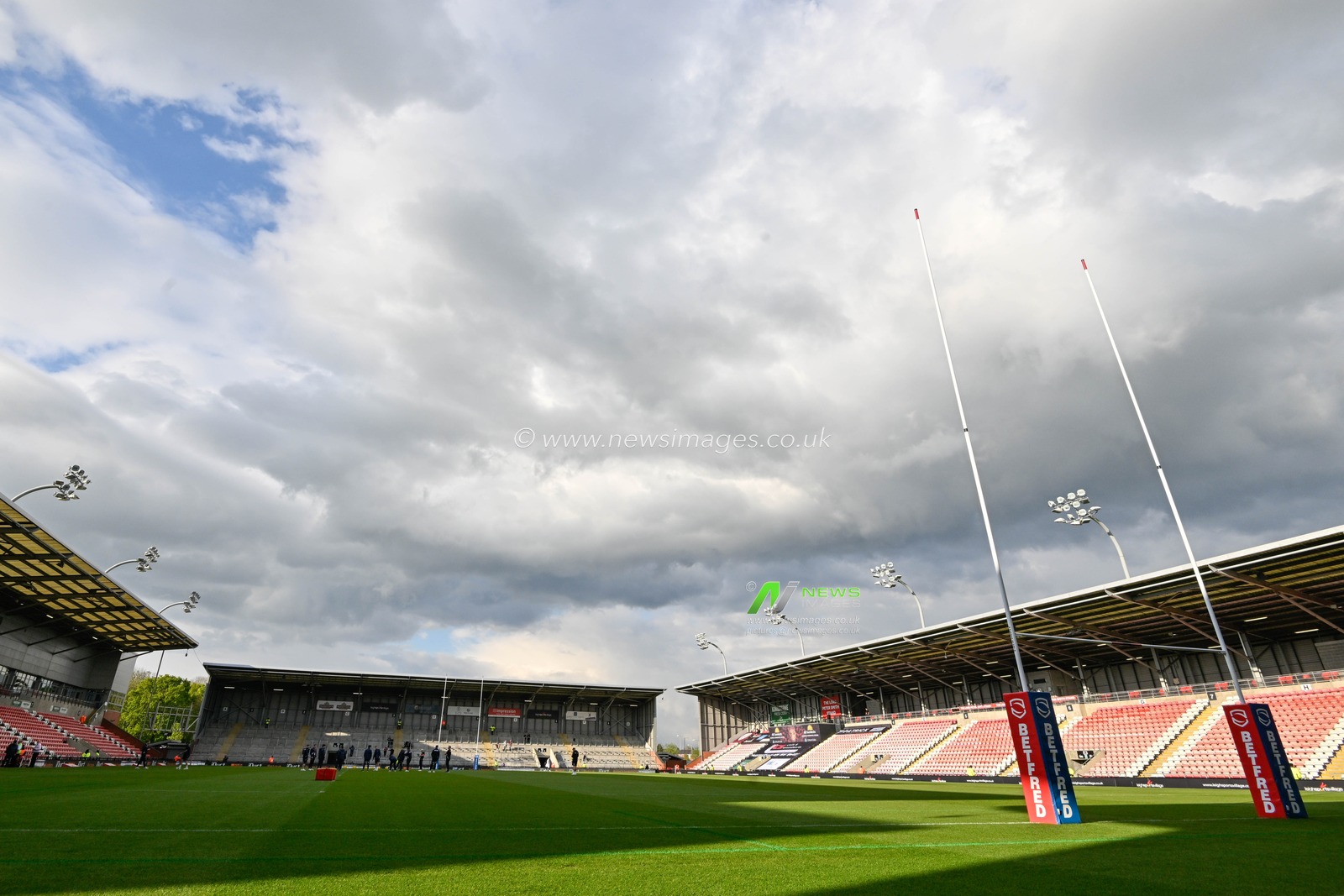 A general view of Leigh Sports Village ahead of the Betfred Super League Round 9 match Leigh Leopards vs Catalans Dragons at Leigh Sports Village, Leigh, United Kingdom, 26th April 2024

(Photo by Cody Froggatt/News Images)
