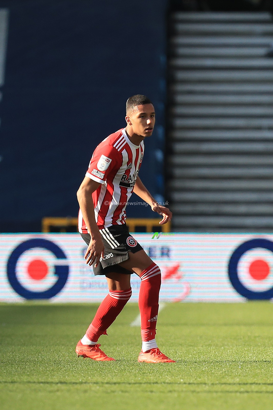 Kyron Gordon #34 of Sheffield United.