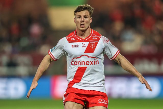 Tom Davies of Hull KR during the Betfred Super League Round 7 match Hull KR vs Wigan Warriors at Sewell Group Craven Park, Kingston upon Hull, United Kingdom, 11th April 2025

(Photo by Alfie Cosgrove/News Images)