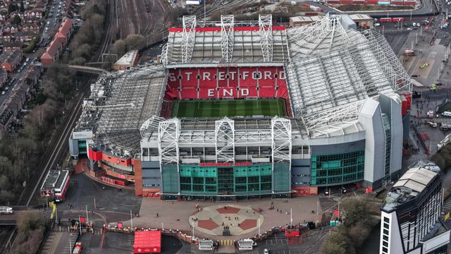 An aerial view of Old Trafford during the Premier League match Manchester United vs Crystal Palace at Old Trafford, Manchester, United Kingdom on 01 March 2026

(Photo by Mark Cosgrove/News Images)