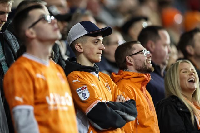 Blackpoll fans during the Sky Bet League 1 match Blackpool vs Reading at Bloomfield Road, Blackpool, United Kingdom, 1st April 2025

(Photo by Mark Cosgrove/News Images)