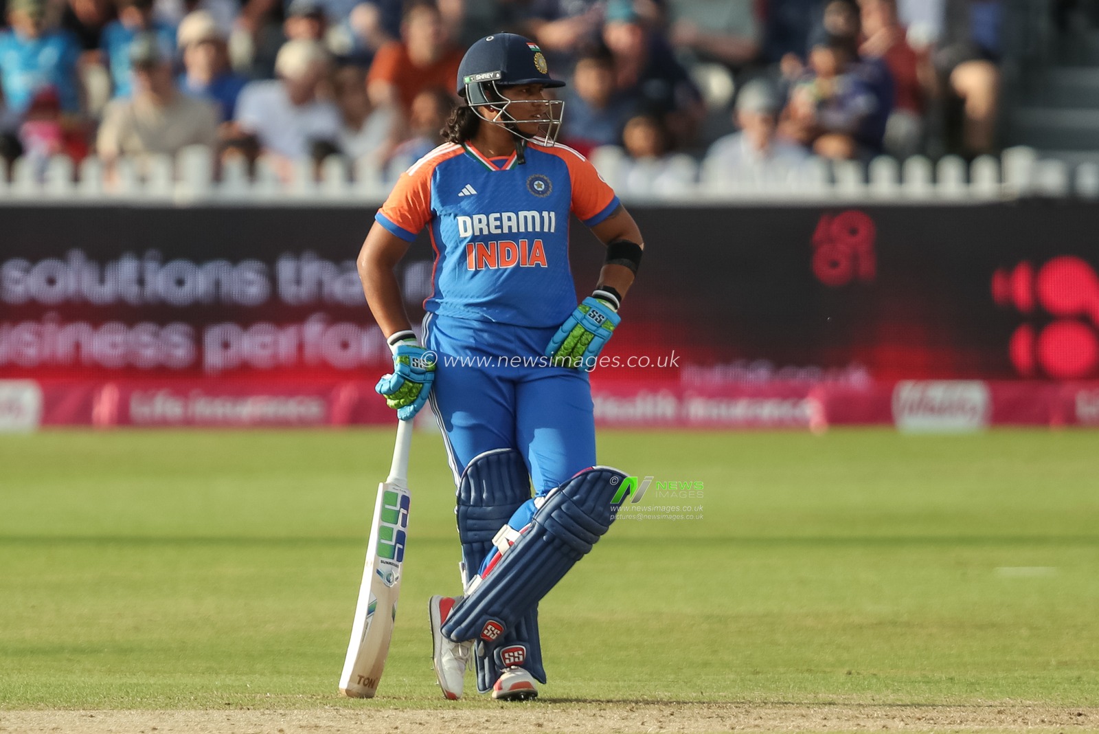Richa Ghosh of India during the 2nd Vitality IT20 England Women vs India Women at Seat Unique Stadium, Bristol, United Kingdom, 1st July 2025

(Photo by Izzy Poles/News Images)