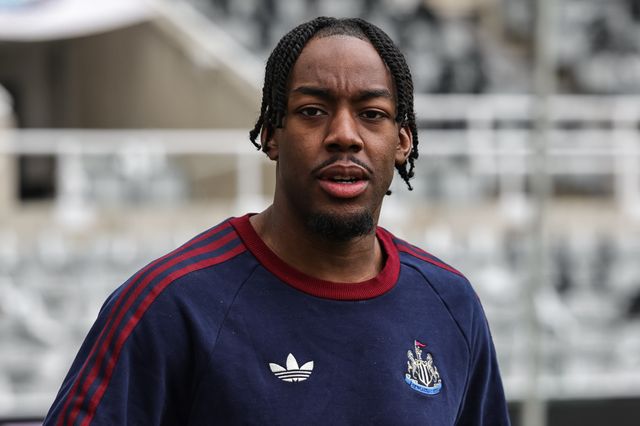 Anthony Elanga of Newcastle United arrives during the Premier League match Newcastle Untied vs Sunderland at St. James's Park, Newcastle, United Kingdom on 22 March 2026

(Photo by Mark Cosgrove/News Images)