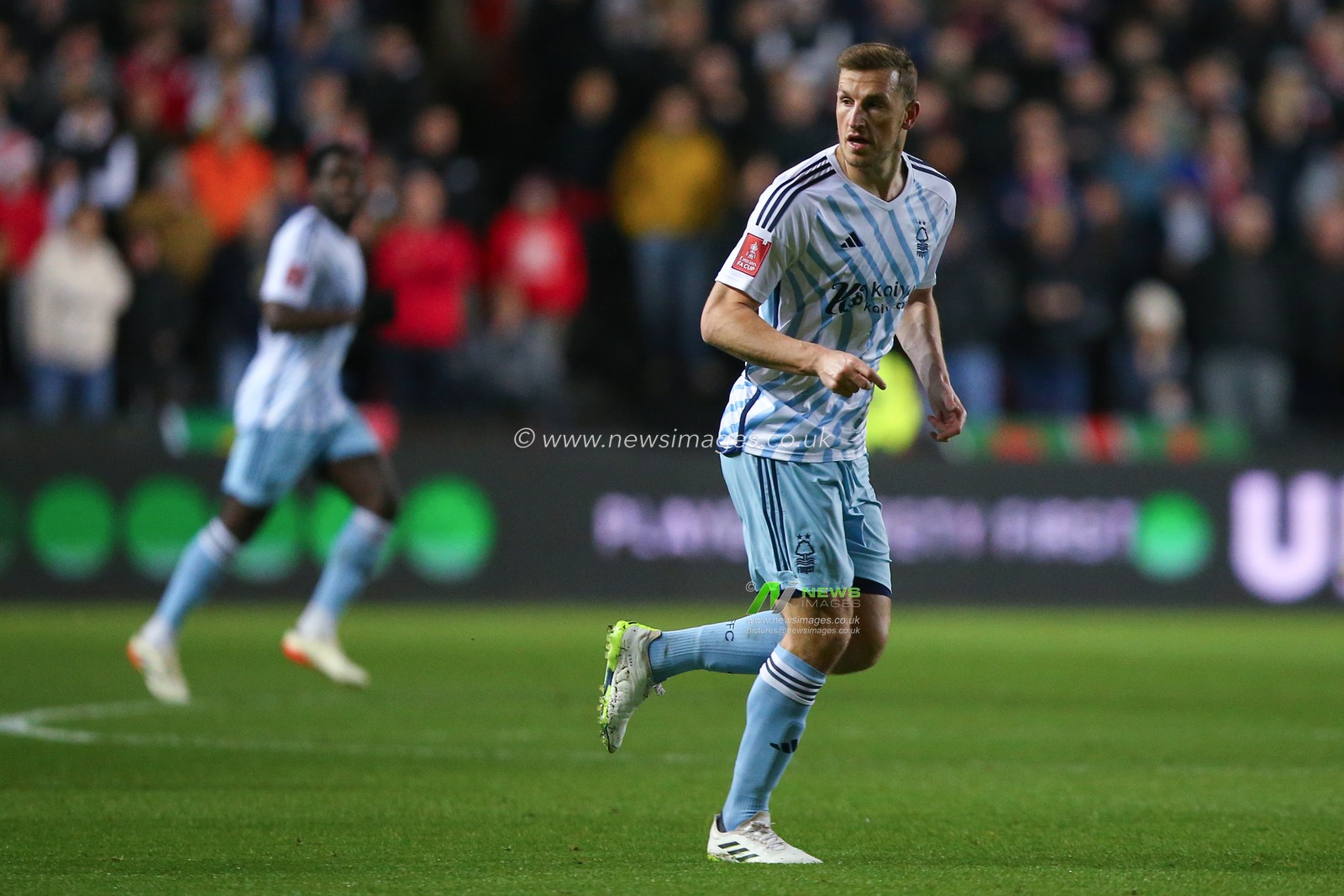 Chris Wood of Nottingham Forest during the Emirates FA Cup Fourth Round match Bristol City vs Nottingham Forest at Ashton Gate, Bristol, United Kingdom, 26th January 2024

(Photo by Gareth Evans/News Images)