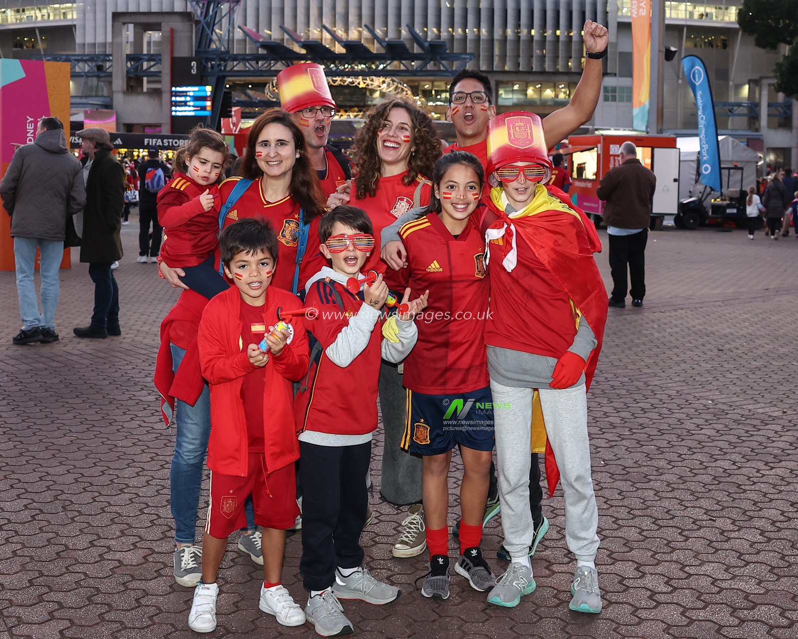 Fans arrive during the FIFA Women's World Cup 2023 Final match Spain Women vs England Women at Stadium Australia, Sydney, Australia, 20th August 2023

(Photo by Patrick Hoelscher/News Images)