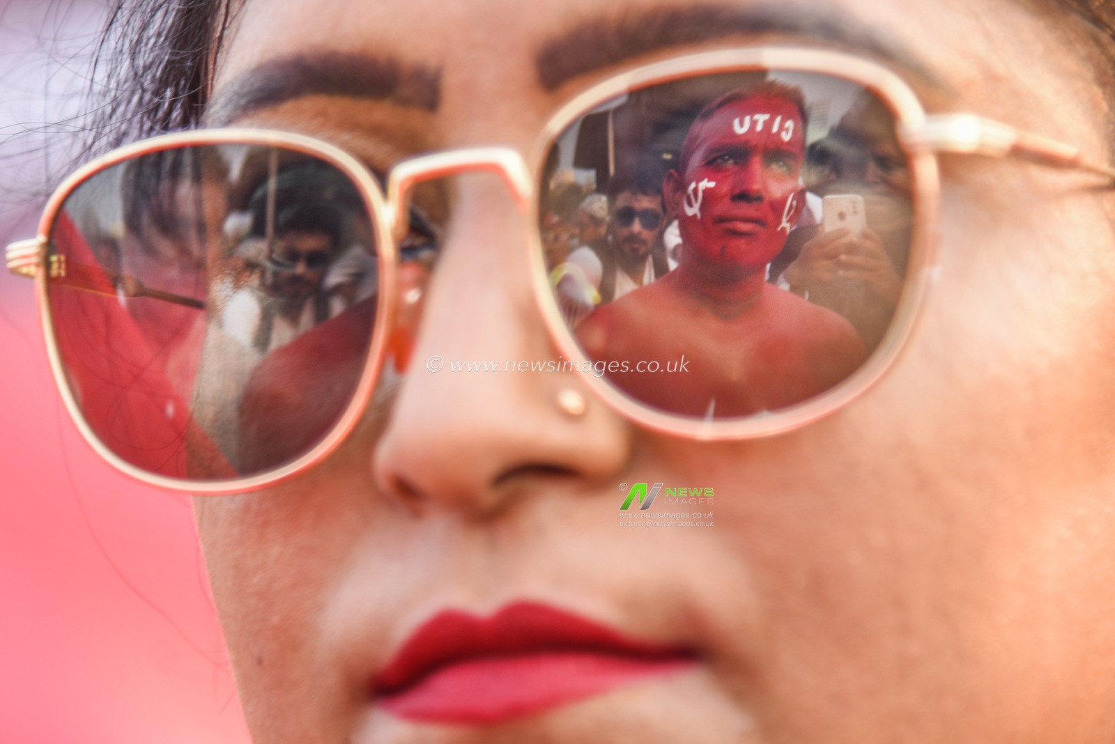 Thousands of farmers, workers, agricultural labourerÃ¢â‚¬â„¢s, and slum dwellers activists attend a mass meeting to protest against different labour policies of the state and central government at the Brigade Parade Ground in Kolkata on April 20, 2025. With the battle for the 2026 assembly elections around the corner, CPI(M) state secretary Mohammad Salim, clad in a black kurta, thundered from the podium for a change in the state governance after three consecutive terms of Mamata Banerjee-led Trinamool Congress. Notwithstanding the 'zero' in assembly, the Leftists looked more enthusiastic than ever while sounding the poll bugle. "The Supreme Court has rubbed the Chief Minister's nose. RSS is building a base in the state thanks to Mamata Banerjee. Our leaders do not come from Tollygunge," Mohammad Salim attacked Banerjee in his customary challenging tone.Photo by Debajyoti Chakraborty.(Photo: Debajyoti Chakraborty/News Images)