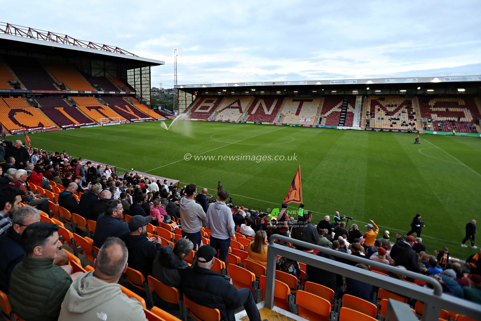 A general view of the the The Vertu Trophy match Bradford City vs Grimsby Town at University of Bradford Stadium, Bradford, United Kingdom, 2nd September 2025(Photo by Sam Eaden/News Images)