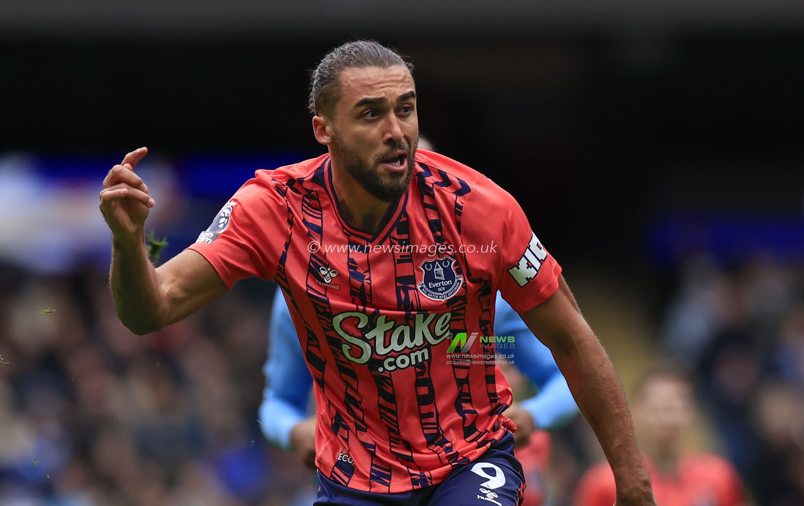 Dominic Calvert-Lewin of Everton during the Premier League match Manchester City vs Everton at Etihad Stadium, Manchester, United Kingdom, 10th February 2024

(Photo by Conor Molloy/News Images)
