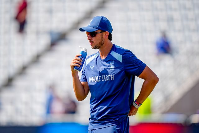 Josh Tongue of England in the pre-game warm up during the 3rd Rothesay Test Match Day 1 match England vs New Zealand at Trent Bridge, Nottingham, United Kingdom on 25 June 2026

(Photo by Maynard Manyowa/News Images)