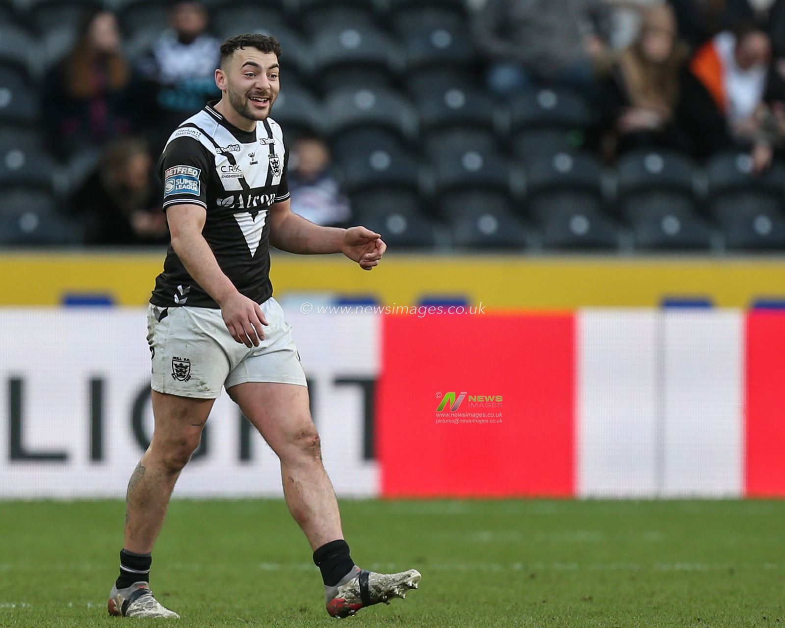Jake Connor #1 of Hull FC during the game