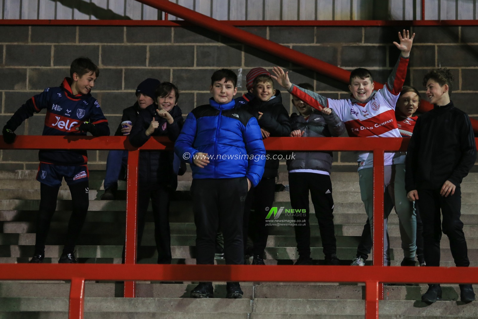 21st February 2020, Hull College Craven Park, Kingston upon Hull, England; Betfred Super League, Hull Kingston Rovers v Huddersfield Giants : Hull Kingston Rovers fans eagerly wait for the kick off