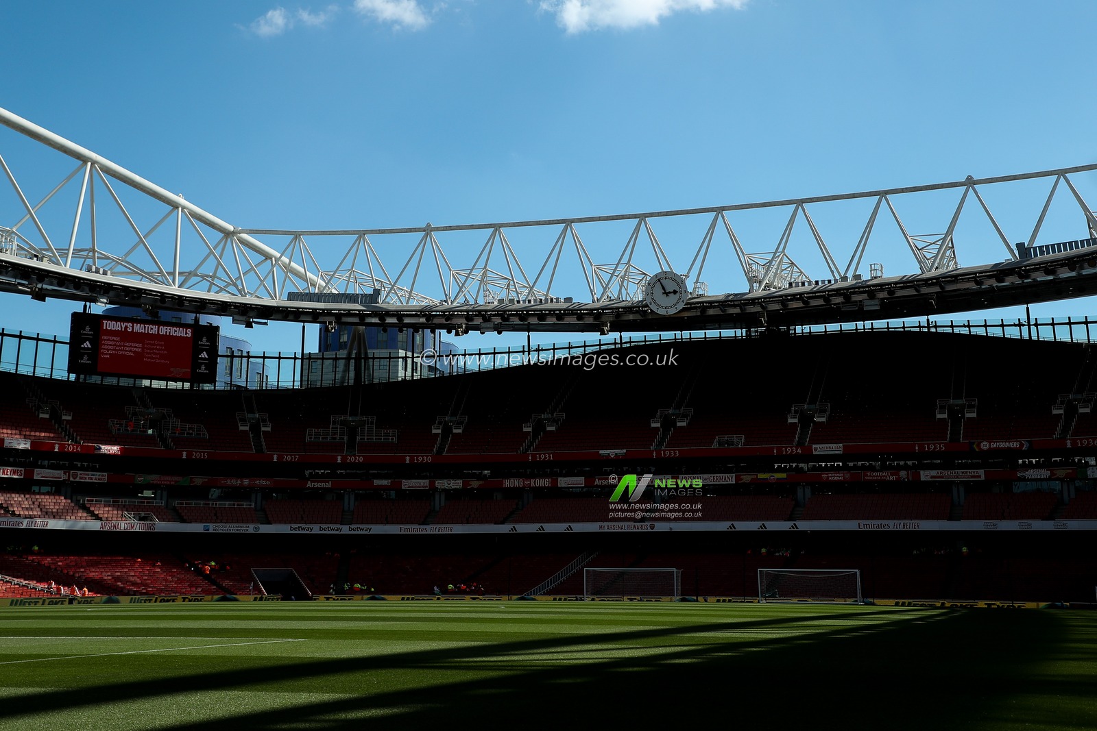A general view of Emirates Stadium prior to the Premier League match Arsenal vs Bournemouth at Emirates Stadium, London, United Kingdom, 3rd May 2025

(Photo by Izzy Poles/News Images)