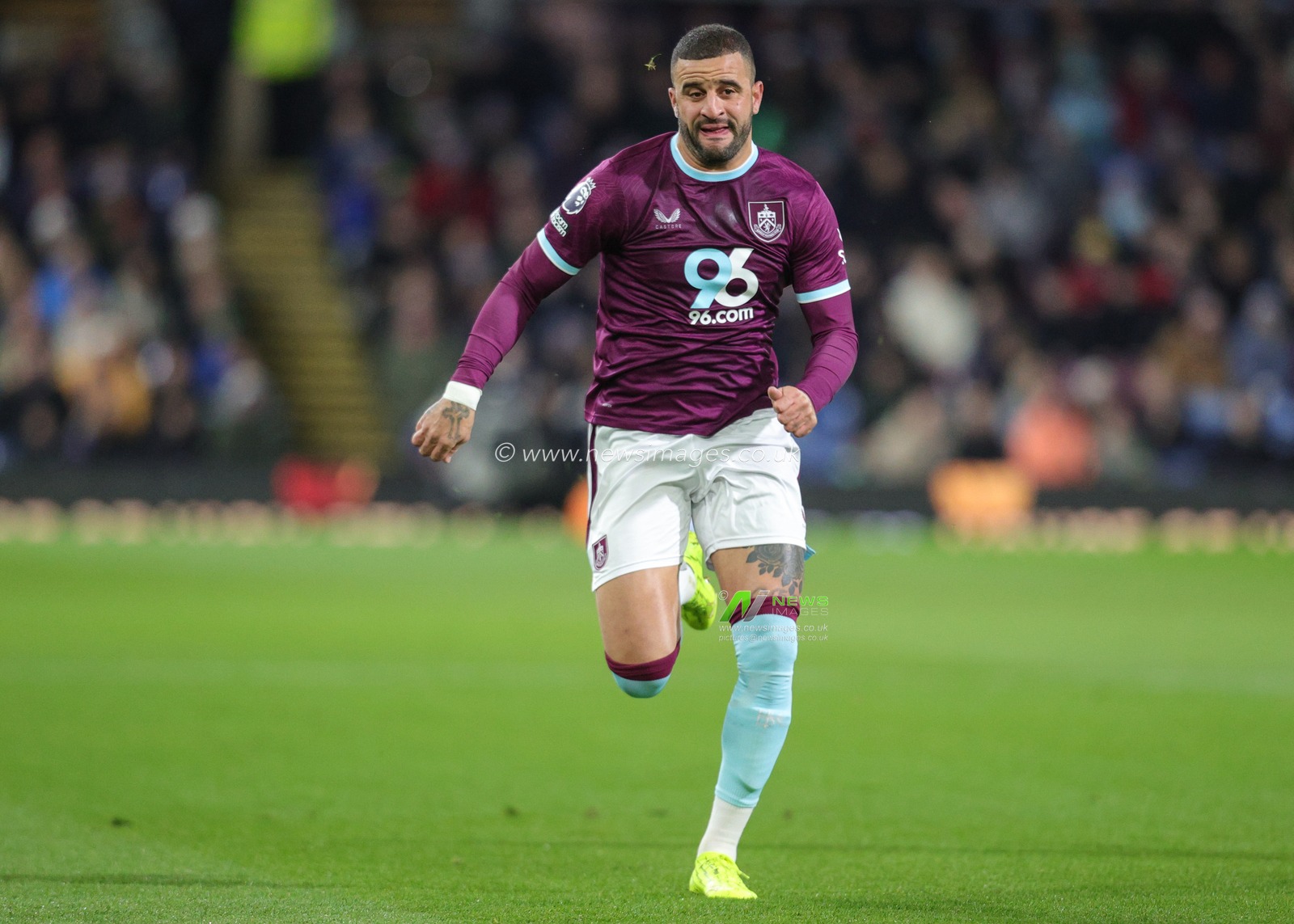 Kyle Walker of Burnley during the Premier League match Burnley vs Crystal Palace at Turf Moor, Burnley, United Kingdom, 3rd December 2025

(Photo by Richard Bierton/News Images)

*** GER AUT SUI OUT ***