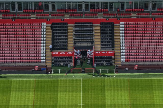 An aerial view of Leigh Sports Village during the Betfred Super League Round 26 match Leigh Leopards vs St Helens at Leigh Sports Village, Leigh, United Kingdom, 12th September 2025

(Photo by Mark Cosgrove/News Images)