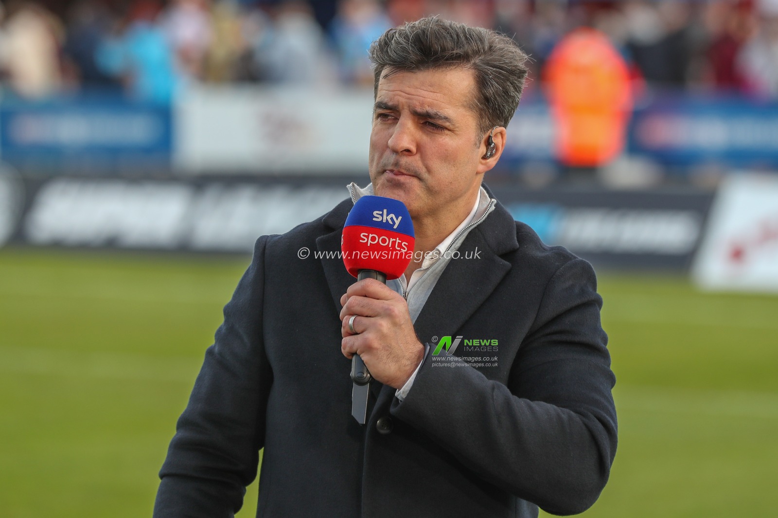 Brian Carney during a live broadcast during the Betfred Super League Round 9 match Hull KR vs Wigan Warriors at Sewell Group Craven Park, Kingston upon Hull, United Kingdom, 26th April 2024

(Photo by Alfie Cosgrove/News Images)