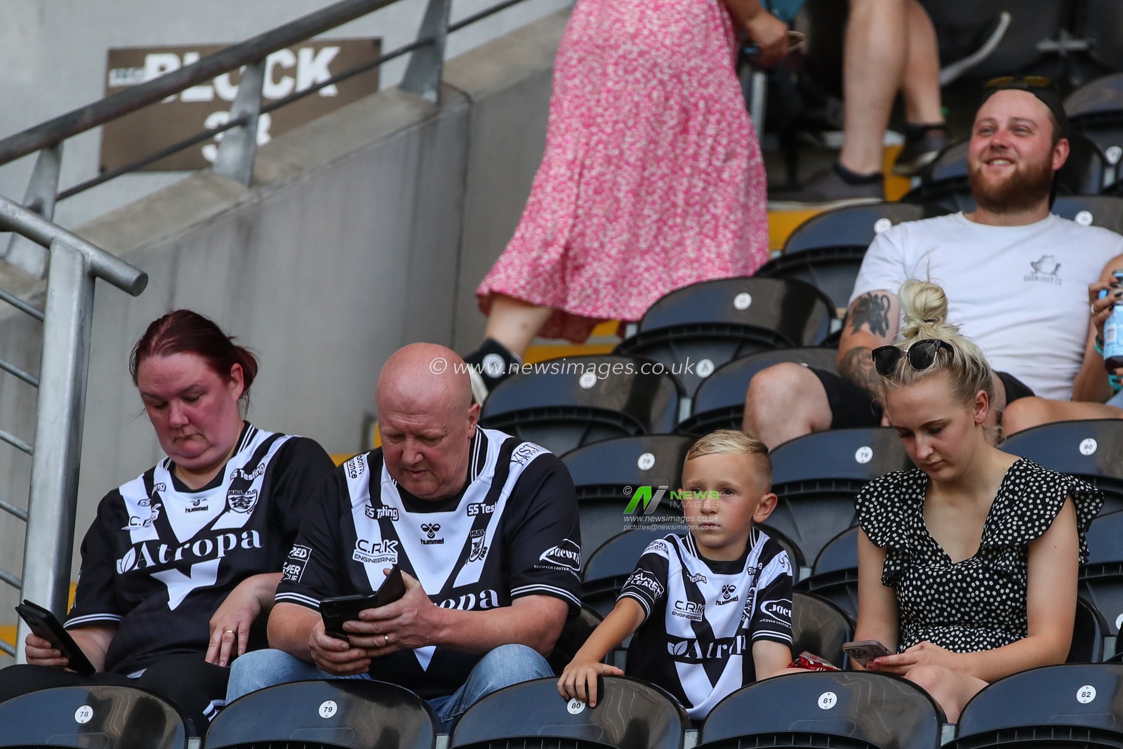 Hull FC fans inside the MKM. Stadium