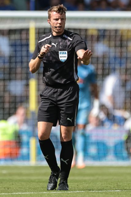 Referee Sam Barrott during the Pre-season friendly match Leeds United vs Villarreal at Elland Road, Leeds, United Kingdom, 2nd August 2025

(Photo by Mark Cosgrove/News Images)