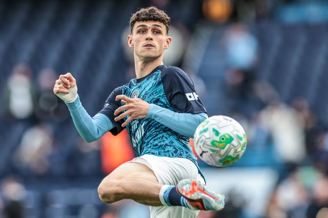 Phil Foden of Manchester City during the Premier League match Manchester City vs Crystal Palace at Etihad Stadium, Manchester, United Kingdom on 13 May 2026

(Photo by Mark Cosgrove/News Images)