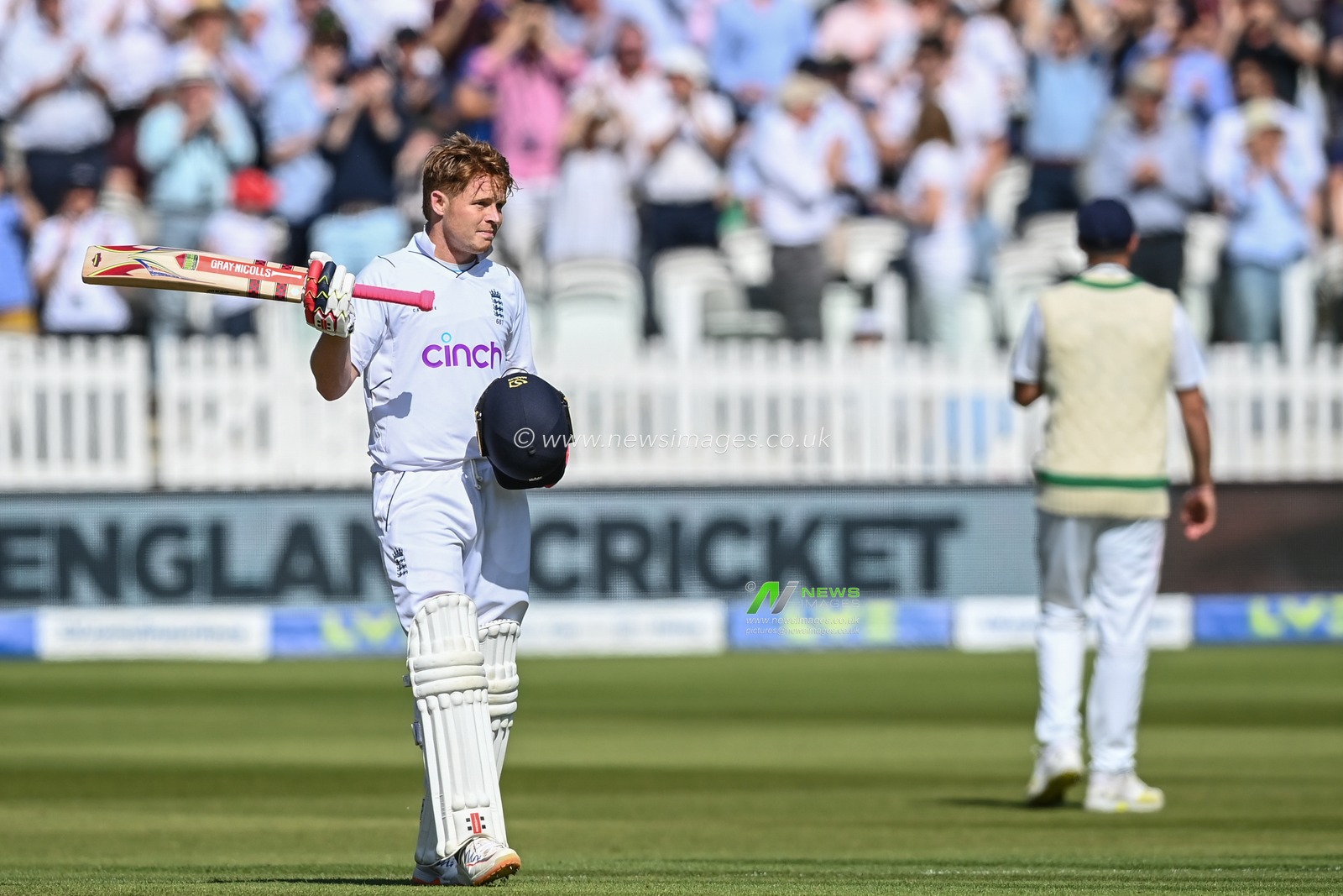 Ollie Pope of England leaves the field of play after his double century as England declare during the LV= Insurance Test match Day 2 England vs Ireland at Lords, London, United Kingdom, 2nd June 2023

(Photo by Craig Thomas/News Images)