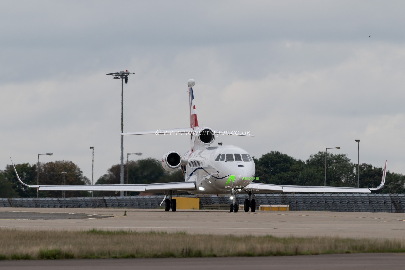 Dassault Envoy IV CC1 (Dassault 900LX) of Number 32 (The Royal) Squadron Royal Air Force during the Exercise of Cobra Warrior 24-2 Royal Air Force Waddington at Royal Air Force Station Waddington, Waddington, United Kingdom, 24th September 2024

(Photo by Cody Froggatt/News Images)