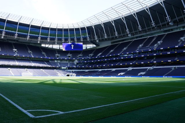 General view of the Tottenham Hotspur stadium ahead of the pre-season friendly match Tottenham Hotspur vs Hoffenheim at Tottenham Hotspur Stadium, London, United Kingdom on 15 August 2026

(Photo by Harvey Murphy/News Images)