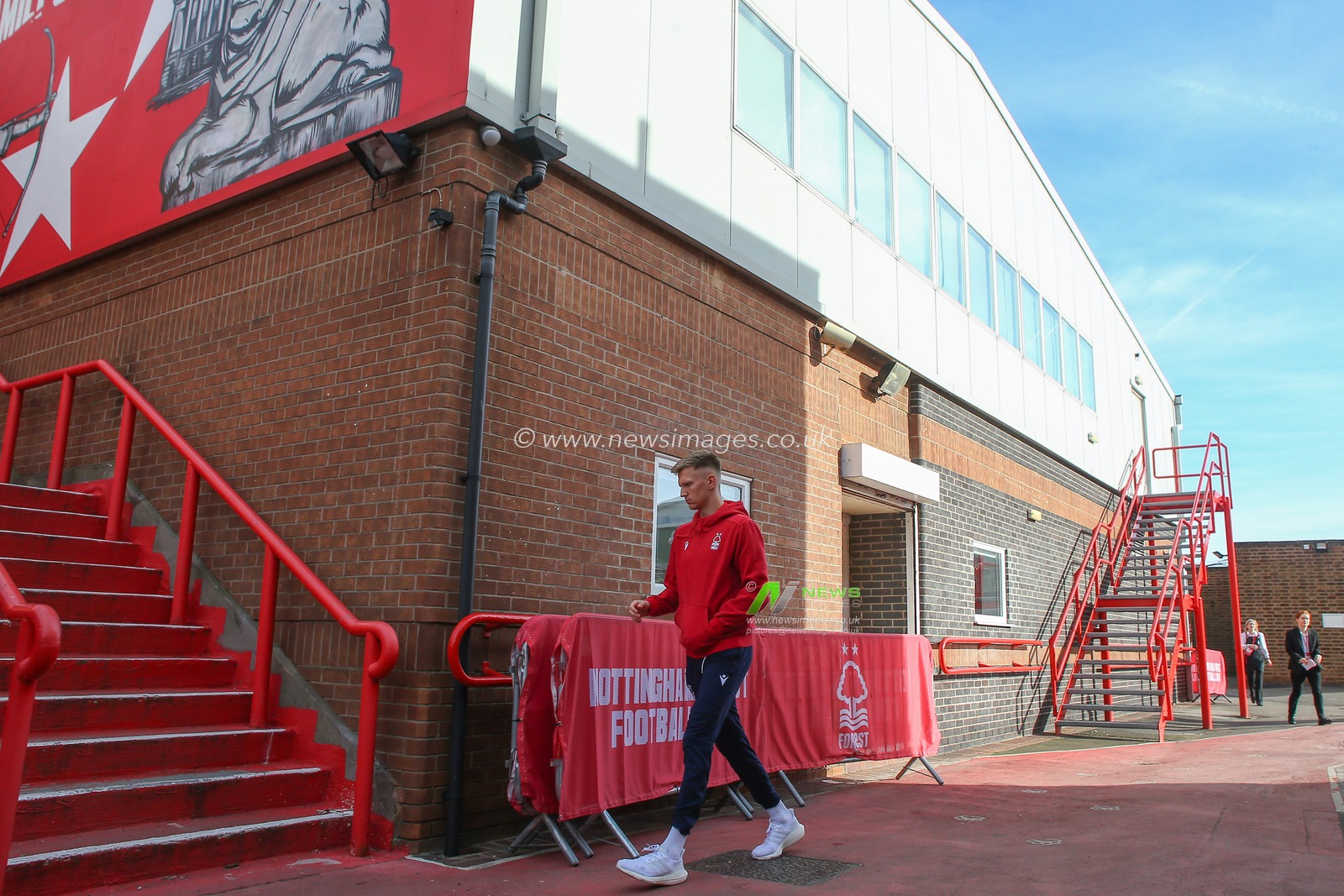 Sam Surridge #16 of Nottingham Forest arrives ahead of the Premier League match Nottingham Forest vs Leeds United at City Ground, Nottingham, United Kingdom, 5th February 2023

(Photo by Gareth Evans/News Images)