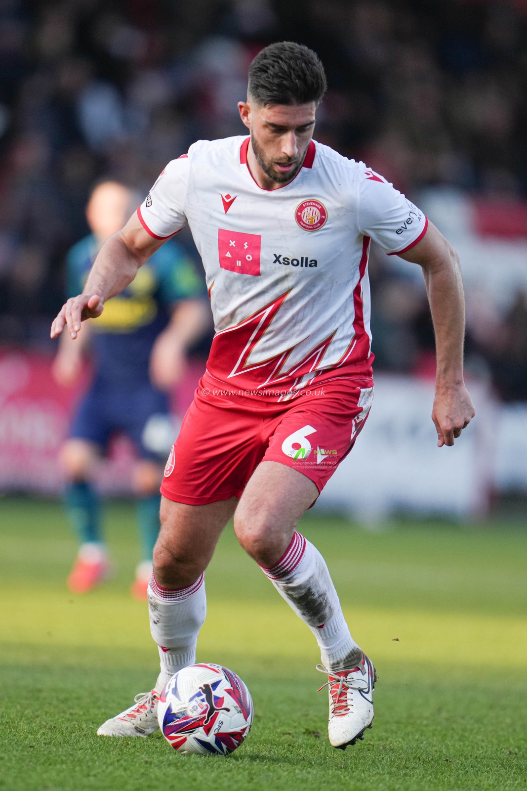 Dan Sweeney of Stevenage during the Sky Bet League 1 match Stevenage vs Huddersfield Town at Lamex Stadium, Stevenage, United Kingdom, 1st March 2025

(Photo by Harvey Murphy/News Images)