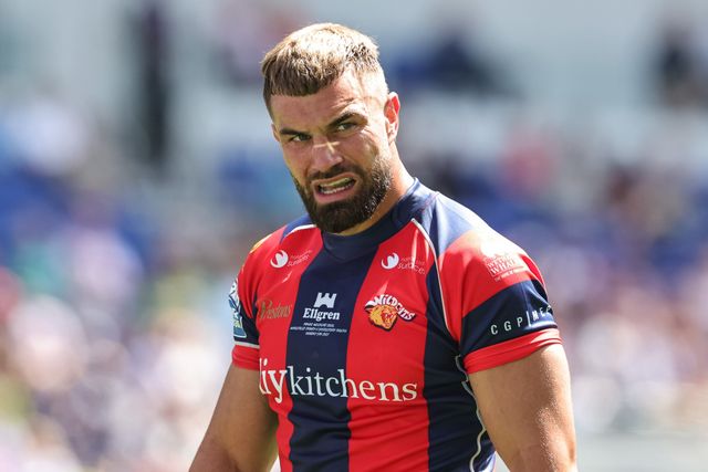 Mike McMeeken of Wakefield Trinity during the Betfred Super League Magic Weekend match Wakefield Trinity vs Castleford Tigers at Hill Dickinson Stadium, Liverpool, United Kingdom on 05 July 2026

(Photo by Mark Cosgrove/News Images)